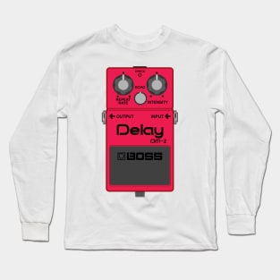 Boss DM-2 Delay Guitar Effect Pedal Long Sleeve T-Shirt